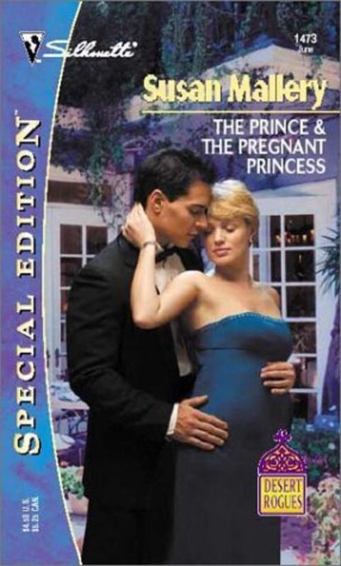 Book cover for "The Prince and The Pregnant Princess" by Susan Mallery