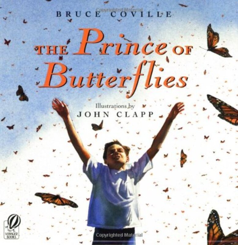 Book cover for "The Prince of Butterflies" by Bruce Coville