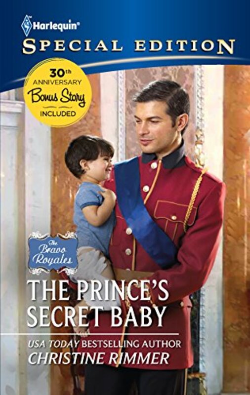 Book cover for "The Prince's Secret Baby" by Christine Rimmer