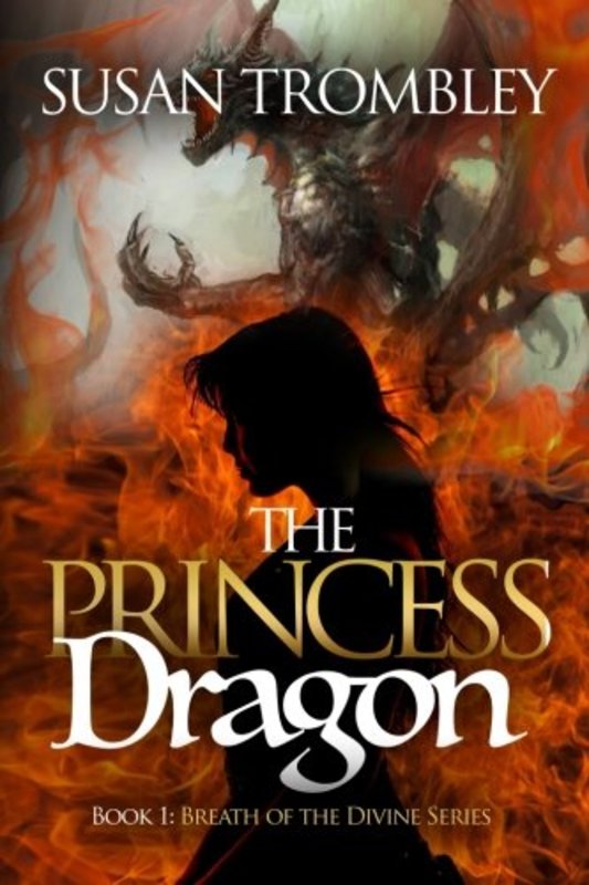 Book cover for "The Princess Dragon" by Susan Trombley
