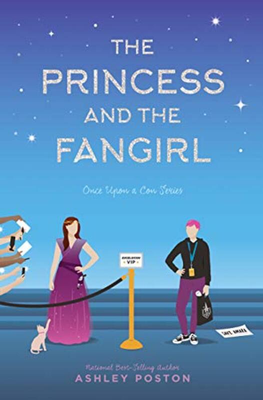 Book cover for "The Princess and the Fangirl" by Ashley Poston