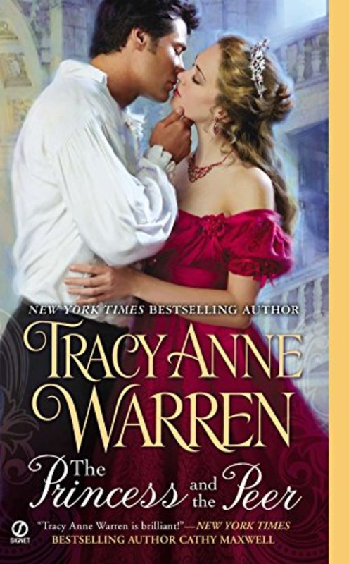 Book cover for "The Princess and the Peer" by Tracy Anne Warren