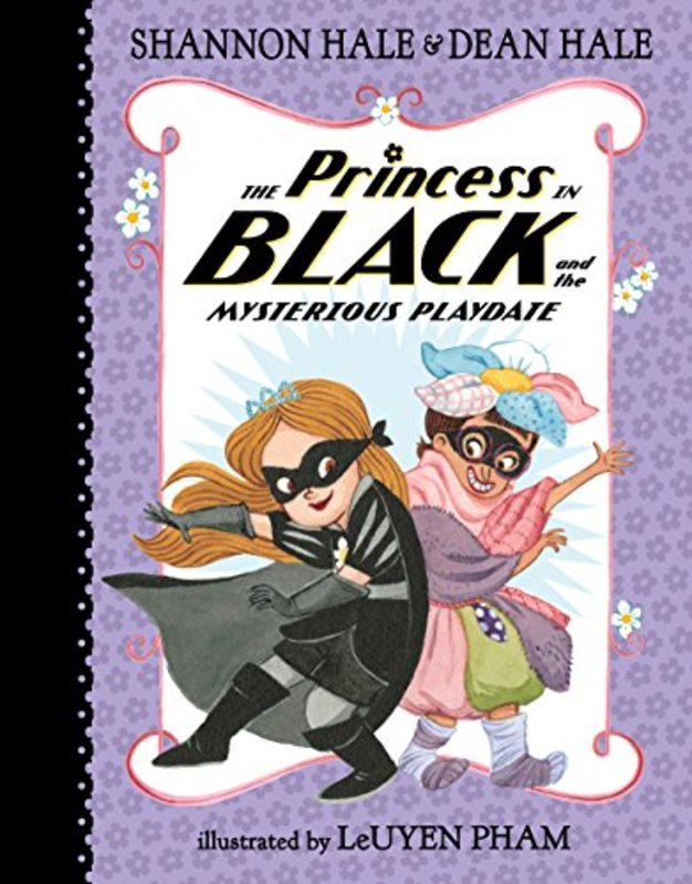 Book cover for "The Princess in Black and the Mysterious Playdate" by Shannon Hale