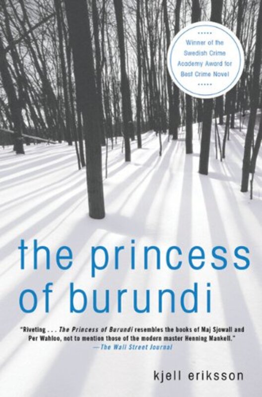 Book cover for "The Princess of Burundi" by Kjell Eriksson