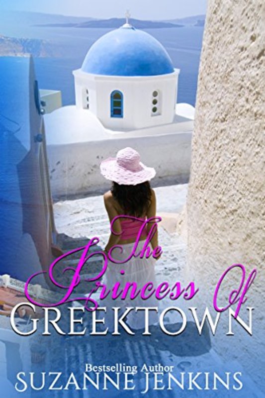Book cover for "The Princess of Greektown" by Suzanne Jenkins