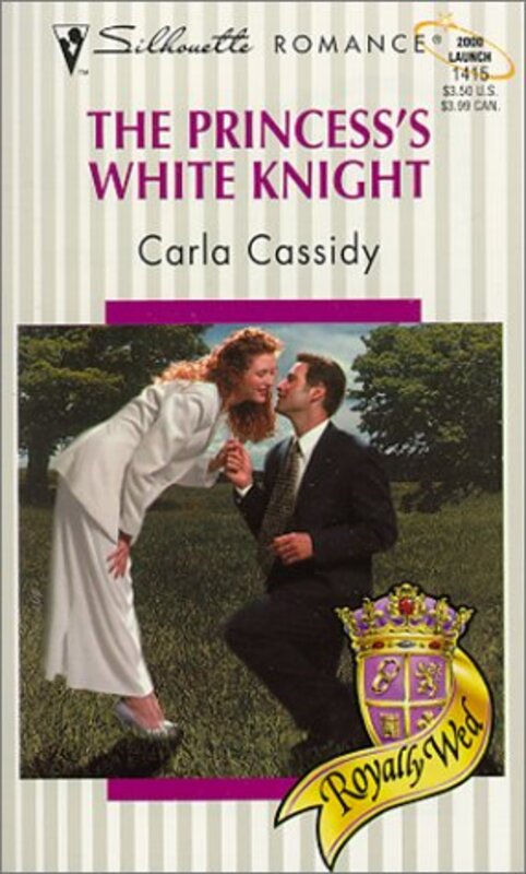 Book cover for "The Princess's White Knight" by Carla Cassidy
