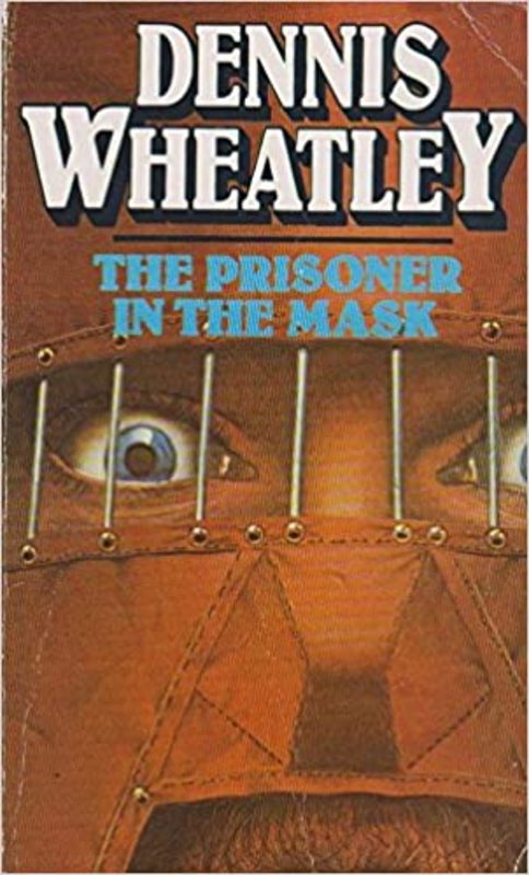 Book cover for "The Prisoner in the Mask" by Dennis Wheatley