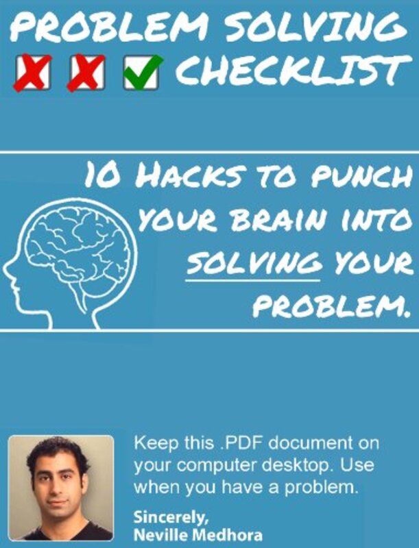 Book cover for "The Problem Solving Checklist"