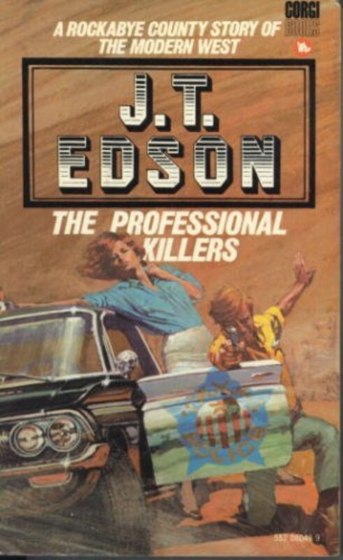 Book cover for "The Professional Killers" by JT Edson