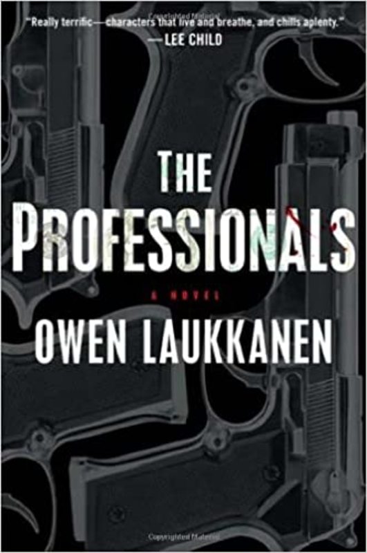 Book cover for "The Professionals" by Owen Laukkanen