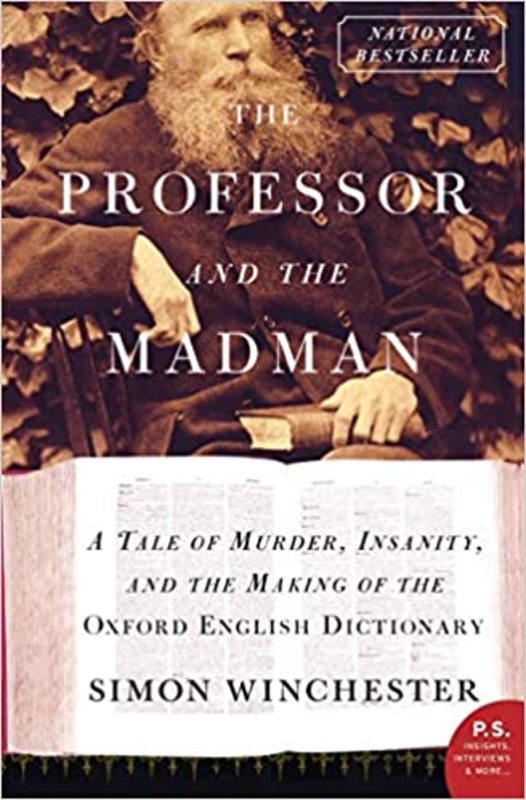 Book cover for "The Professor and the Madman" by Simon Winchester