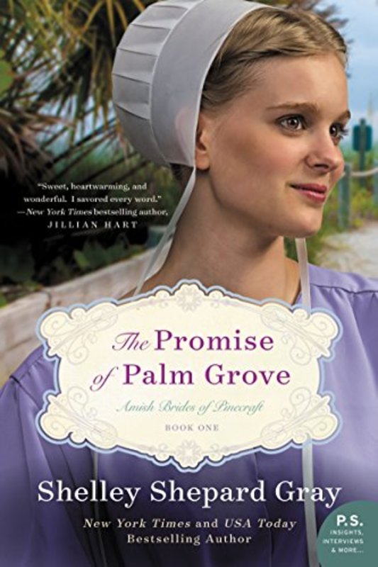 Book cover for "The Promise of Palm Grove" by Shelley Shepard Gray