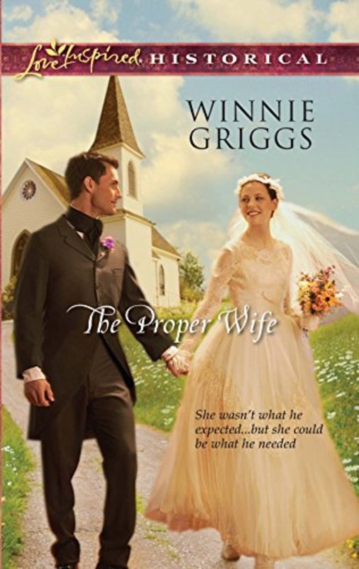 Book cover for "The Proper Wife" by Winnie Griggs
