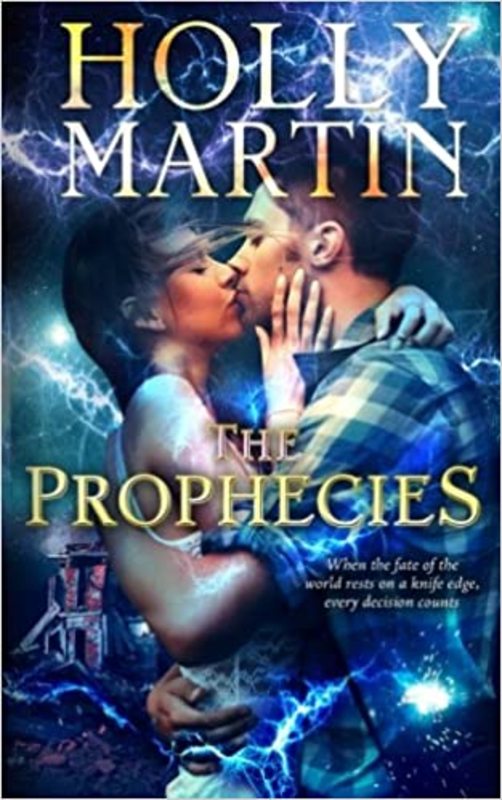 Book cover for "The Prophecies" by Holly Martin