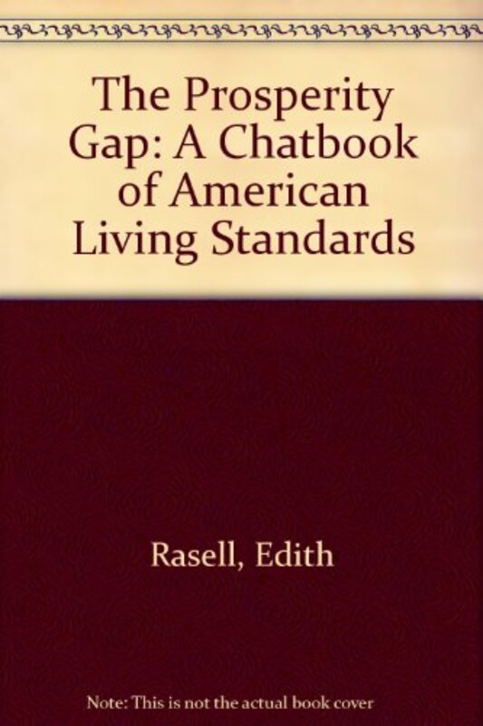 Book cover for "The Prosperity Gap" by Richard Rothstein