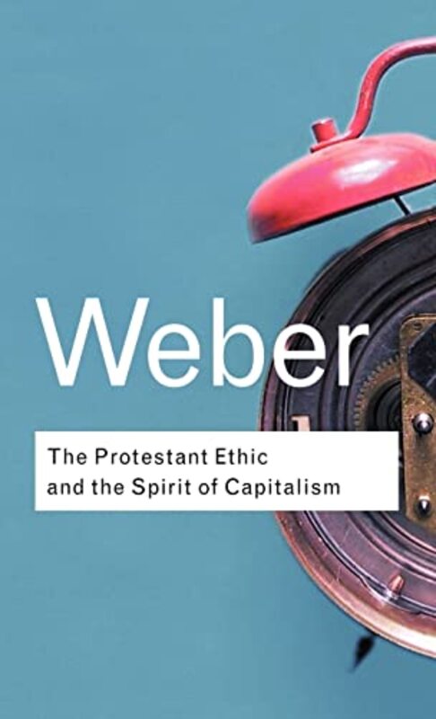 Book cover for "The Protestant Ethic and the Spirit of Capitalism" by Anthony Giddens