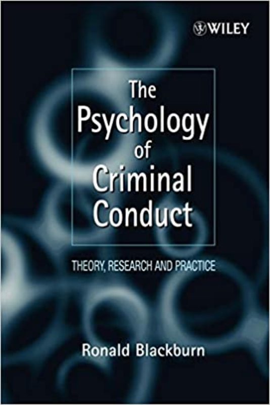 Book cover for "The Psychology of Criminal Conduct" by Ronald Blackburn