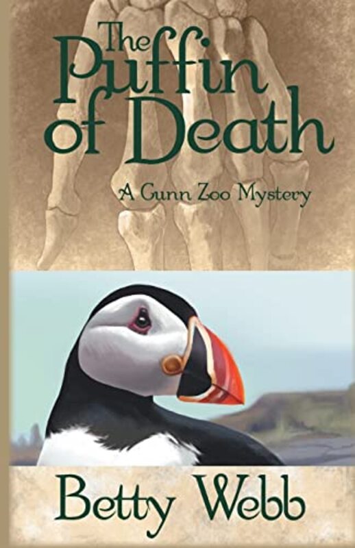 Book cover for "The Puffin of Death" by Betty Webb