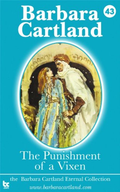 Book cover for "The Punishment of a Vixen" by Barbara Cartland