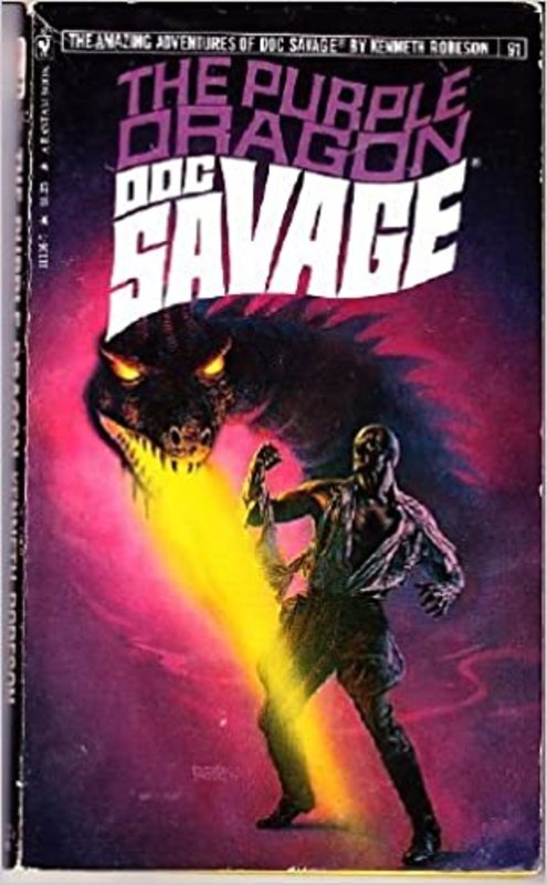 Book cover for "The Purple Dragon" by Lester Dent