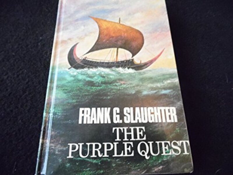 Book cover for "The Purple Quest" by Frank G Slaughter