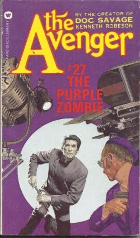 Book cover for "The Purple Zombie" by Kenneth Robeson
