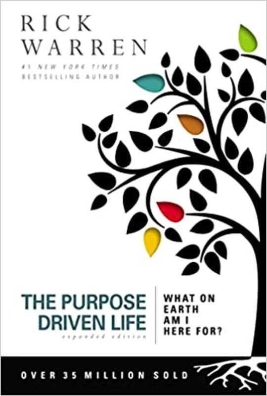 Book cover for "The Purpose Driven Life" by Rick Warren
