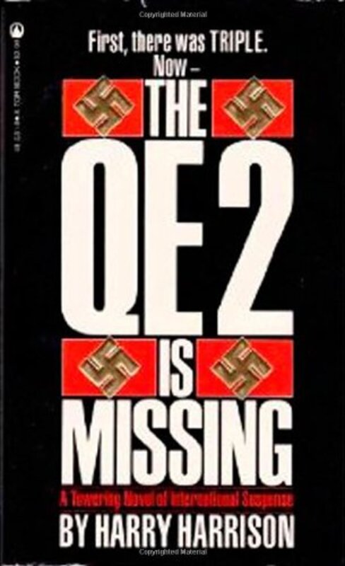 Book cover for "The QEII is Missing" by Harry Harrison