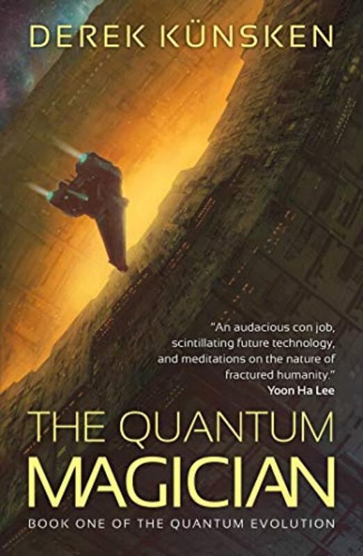 Book cover for "The Quantum Magician" by Derek Kunsken