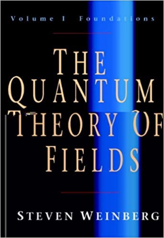 Book cover for "The Quantum Theory of Fields" by Steven Weinberg