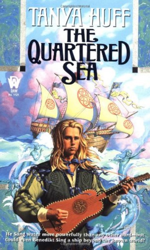 Book cover for "The Quartered Sea" by Tanya Huff