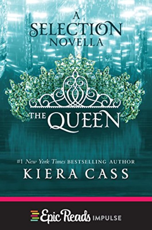 Book cover for "The Queen" by Kiera Cass