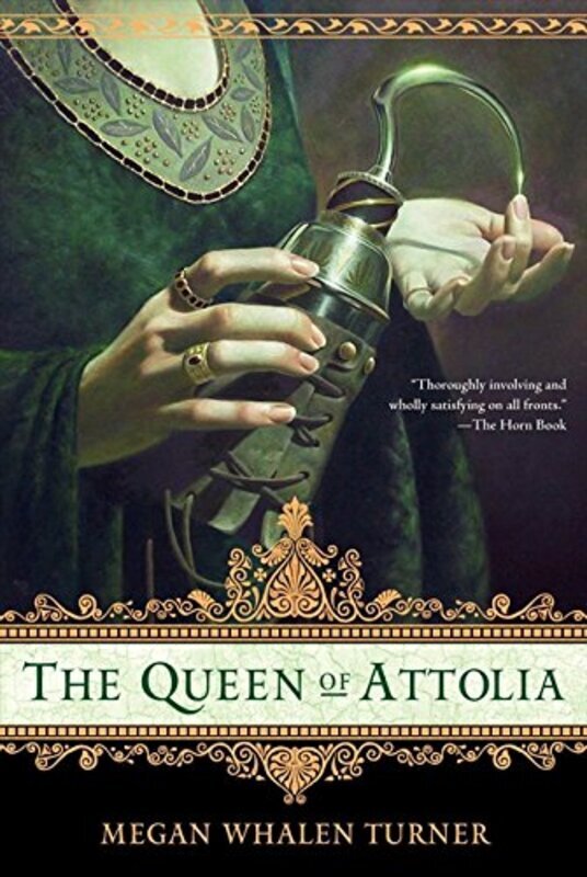Book cover for "The Queen of Attolia" by Megan Whalen Turner