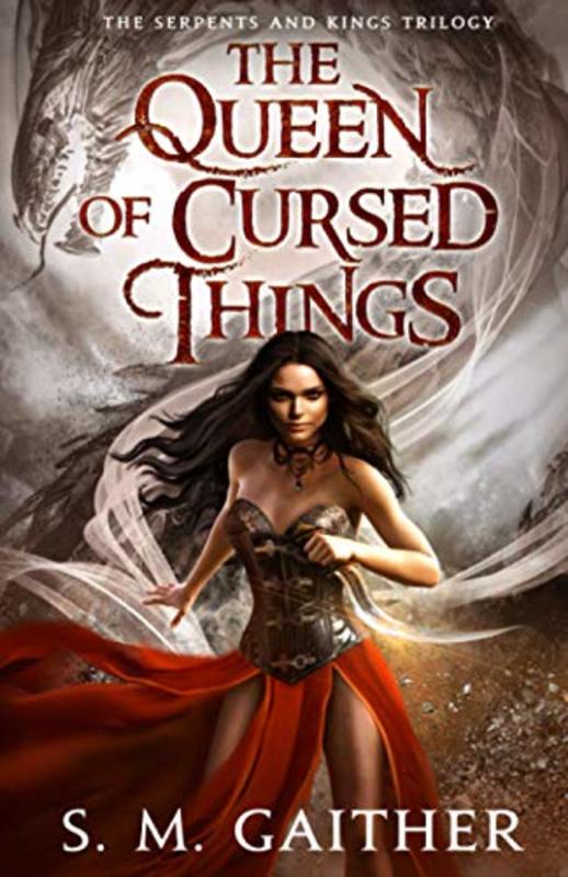 Book cover for "The Queen of Cursed Things" by SM Gaither