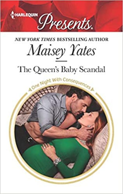 Book cover for "The Queen's Baby Scandal" by Maisey Yates