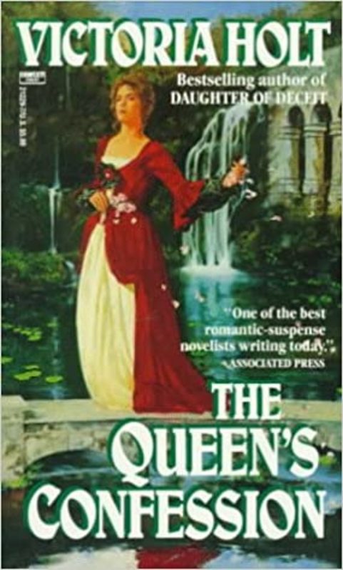 Book cover for "The Queen's Confession" by Victoria Holt