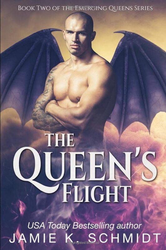 Book cover for "The Queen's Flight" by Jamie K Schmidt