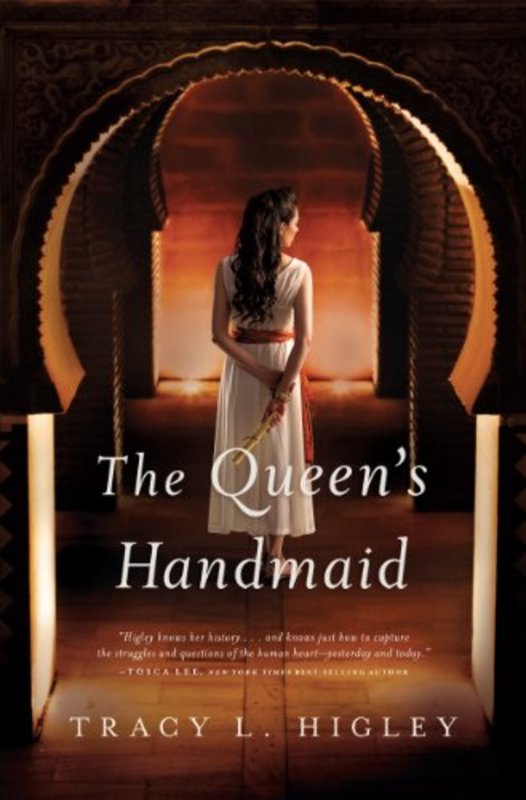 Book cover for "The Queen's Handmaid" by Tracy L Higley