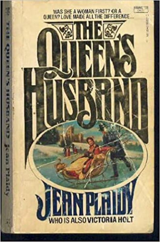 Book cover for "The Queen's Husband" by Jean Plaidy