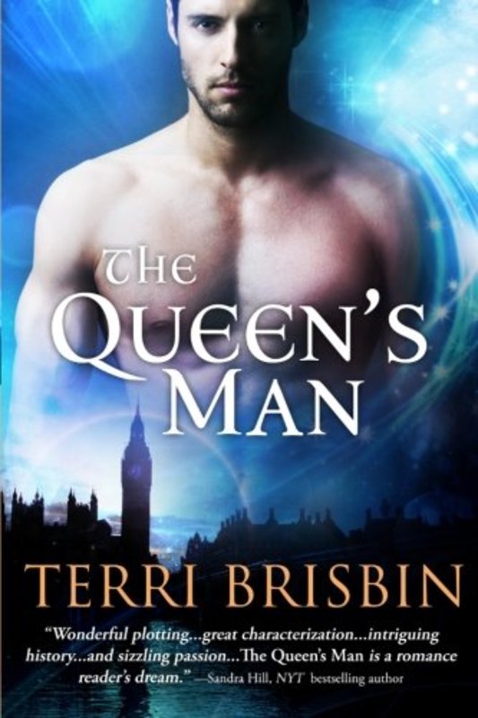 Book cover for "The Queen's Man" by Terri Brisbin