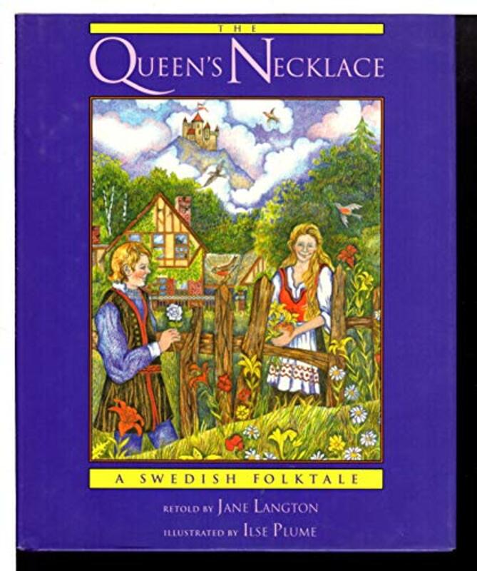 Book cover for "The Queen's Necklace" by Jane Langton