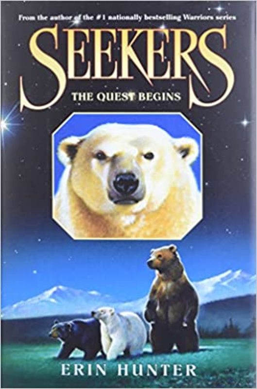 Book cover for "The Quest Begins" by Erin Hunter