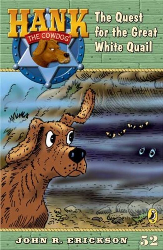 Book cover for "The Quest for the Great White Quail" by John R Erickson