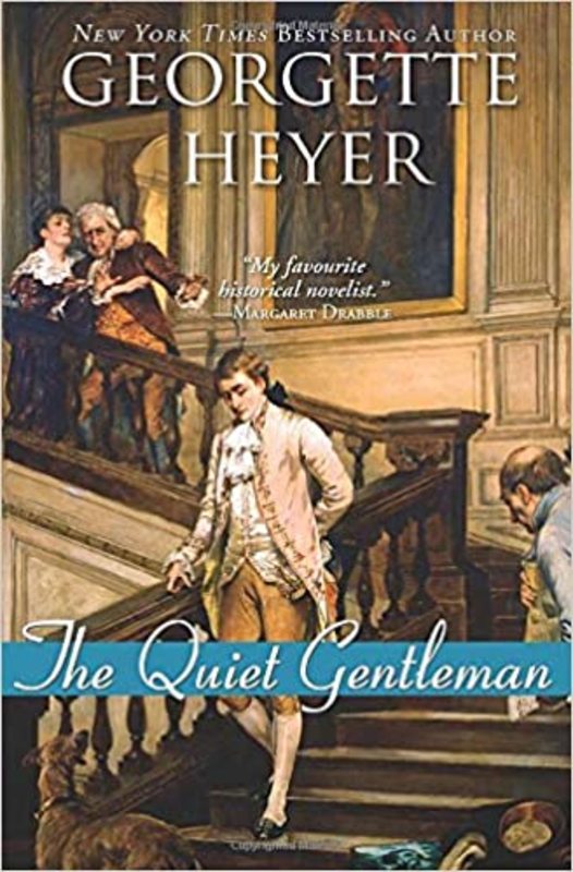 Book cover for "The Quiet Gentleman" by Georgette Heyer