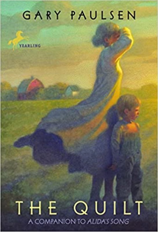 Book cover for "The Quilt" by Gary Paulsen