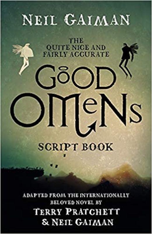 Book cover for "The Quite Nice and Fairly Accurate Good Omens Script Book"