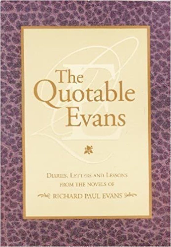 Book cover for "The Quotable Evans" by Richard Paul Evans