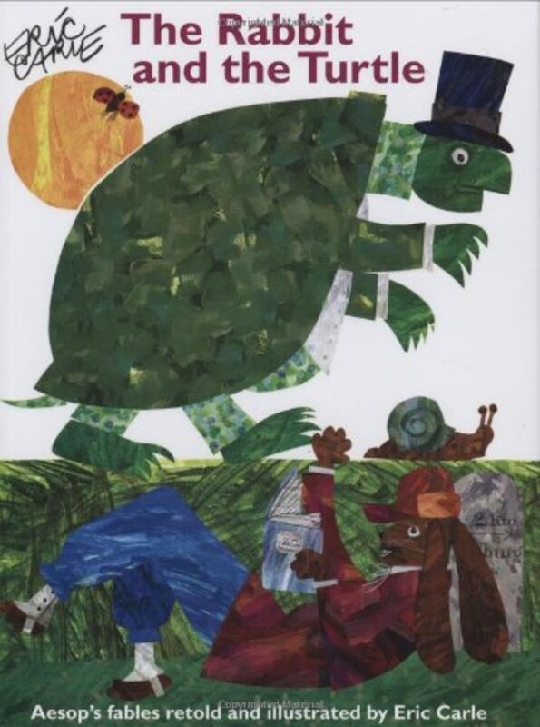 Book cover for "The Rabbit And The Turtle" by Eric Carle