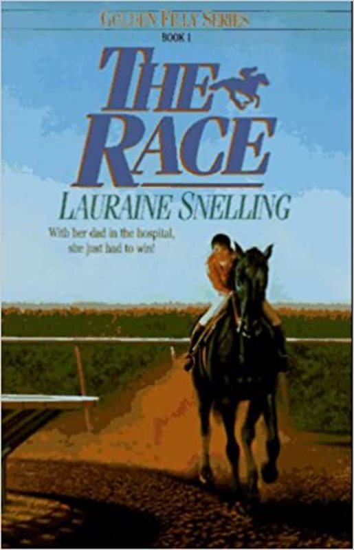 Book cover for "The Race" by Lauraine Snelling