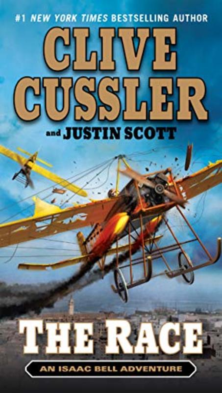 Book cover for "The Race" by Clive Cussler